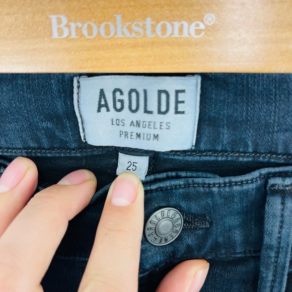 AGOLDE Sophie High Rise Skinny Jeans in Ruthless - Picture 5 of 9